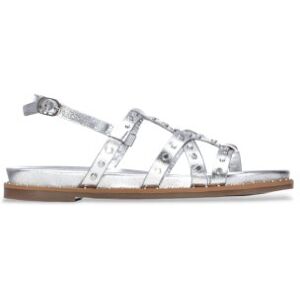 Carmela pour femme. 16239206-PLATA Sandales en cuir 162392 argent (41), Argenté, Boucle, Casuel - Publicité Carmela pour femme. 16239206-PLATA Sandales en cuir 162392 argent (41), Argenté, Boucle, Casuel - Publicité