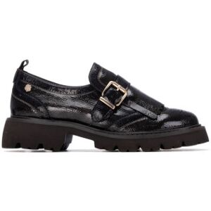 Carmela pour femme. 16259402-GRIS Chaussures en cuir 162594 gris foncé (35), Plat, Aucun, Casuel - Publicité Carmela pour femme. 16259402-GRIS Chaussures en cuir 162594 gris foncé (35), Plat, Aucun, Casuel - Publicité