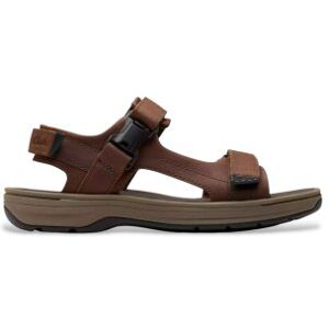Clarks pour homme. 26184777 Sandales en cuir Saltway Edge marron (42), Plat, Velcro - Publicité Clarks pour homme. 26184777 Sandales en cuir Saltway Edge marron (42), Plat, Velcro - Publicité