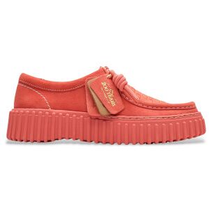 Clarks pour femme. 26181187 Chaussures en cuir corail Torhill Bee (37), 3 à 5 cm, Lacets, Casuel - Publicité Clarks pour femme. 26181187 Chaussures en cuir corail Torhill Bee (37), 3 à 5 cm, Lacets, Casuel - Publicité