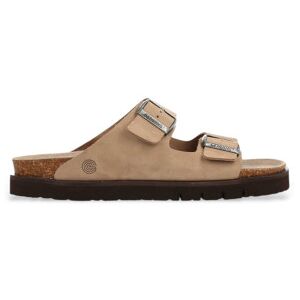 Genuins pour homme. G106231 Sandales en cuir Hawaii taupe (43), Plat, Aucun, Casuel - Publicité Genuins pour homme. G106231 Sandales en cuir Hawaii taupe (43), Plat, Aucun, Casuel - Publicité