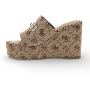 Guess pour femme. FLJEVZFAL04 Sandales brunes Evenza (36), Marron, 5 à 8 cm, Aucun, Casuel - Publicité Guess pour femme. FLJEVZFAL04 Sandales brunes Evenza (36), Marron, 5 à 8 cm, Aucun, Casuel - Publicité