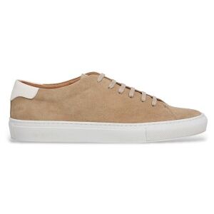 Hackett London pour homme. HMS200095 Idol Soft - Baskets en cuir beige (44), Plat, Lacets, Casuel - Publicité Hackett London pour homme. HMS200095 Idol Soft - Baskets en cuir beige (44), Plat, Lacets, Casuel - Publicité