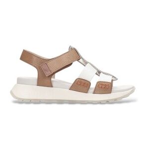Hispanitas pour femme. CHV264624 Sandales en or Amber (37), Cuir, Blanc, Marron, 3 à 5 cm, Velcro, Casuel - Publicité Hispanitas pour femme. CHV264624 Sandales en or Amber (37), Cuir, Blanc, Marron, 3 à 5 cm, Velcro, Casuel - Publicité