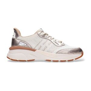Hispanitas pour femme. HV264501 Baskets en lotus doré (40), Blanc, Plat, Lacets, Casuel - Publicité Hispanitas pour femme. HV264501 Baskets en lotus doré (40), Blanc, Plat, Lacets, Casuel - Publicité
