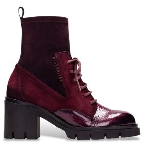 Hispanitas pour femme. HI254281 Bottines en cuir bordeaux Zurich Rock (38), 5 à 8 cm, Fermeture éclair, Casuel - Publicité Hispanitas pour femme. HI254281 Bottines en cuir bordeaux Zurich Rock (38), 5 à 8 cm, Fermeture éclair, Casuel - Publicité