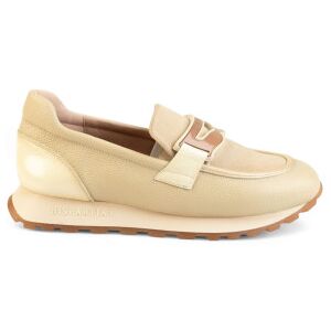 Hispanitas pour femme. HI243720 Mocassins en cuir beige Sport (41), Plat, Aucun, Casuel - Publicité Hispanitas pour femme. HI243720 Mocassins en cuir beige Sport (41), Plat, Aucun, Casuel - Publicité