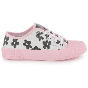 Marc Jacobs pour fille. W60820 Baskets à fleurs roses (30), Noir, Tissu, Plat, Lacets, Casuel, mode enfantine - Publicité Marc Jacobs pour fille. W60820 Baskets à fleurs roses (30), Noir, Tissu, Plat, Lacets, Casuel, mode enfantine - Publicité