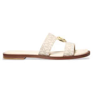 Michael Kors pour femme. 40S6ERFS2B Sandales en cuir Elegant beige (40), Plat, 1 à 3 cm, Aucun, Casuel - Publicité Michael Kors pour femme. 40S6ERFS2B Sandales en cuir Elegant beige (40), Plat, 1 à 3 cm, Aucun, Casuel - Publicité