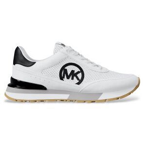 Michael Kors pour femme. 43S6NOFS3L Logo latéral blanc (38.5), Cuir, Plat, Lacets, Casuel - Publicité Michael Kors pour femme. 43S6NOFS3L Logo latéral blanc (38.5), Cuir, Plat, Lacets, Casuel - Publicité