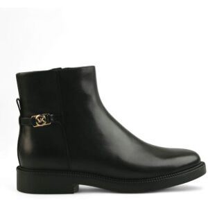 Michael Kors pour femme. 40F5MAME5L Bottines en cuir Mandy noir (37), Plat, Fermeture éclair, Casuel - Publicité Michael Kors pour femme. 40F5MAME5L Bottines en cuir Mandy noir (37), Plat, Fermeture éclair, Casuel - Publicité