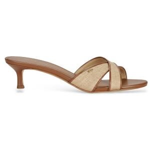 Michael Kors pour femme. 40S6CSMS2D Sandales croisées marron (37), 1 à 3 cm, Aucun, Casuel - Publicité Michael Kors pour femme. 40S6CSMS2D Sandales croisées marron (37), 1 à 3 cm, Aucun, Casuel - Publicité