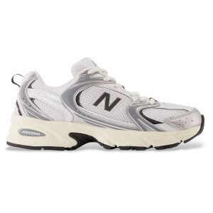 New Balance pour femme. U530V1 Chaussures 530 blanches (38), Plat, Lacets, Casuel - Publicité New Balance pour femme. U530V1 Chaussures 530 blanches (38), Plat, Lacets, Casuel - Publicité