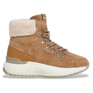 Pepe Jeans pour femme. PLS600023 Bottines en cuir Kimi Desert marron (41), 3 à 5 cm, Lacets, Casuel - Publicité Pepe Jeans pour femme. PLS600023 Bottines en cuir Kimi Desert marron (41), 3 à 5 cm, Lacets, Casuel - Publicité