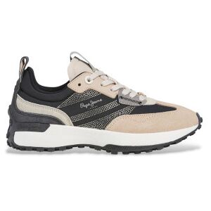 Pepe Jeans pour femme. PLS600018 Lucky Party - Baskets en cuir - noir (40), Plat, Lacets, Casuel - Publicité Pepe Jeans pour femme. PLS600018 Lucky Party - Baskets en cuir - noir (40), Plat, Lacets, Casuel - Publicité