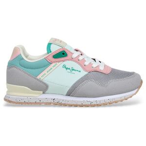 Pepe Jeans pour femme/filles. PGS400015 Trainers London Bubble grey (40), Plat, Lacets, Casuel, Gris, mode enfantine - Publicité Pepe Jeans pour femme/filles. PGS400015 Trainers London Bubble grey (40), Plat, Lacets, Casuel, Gris, mode enfantine - Publicité