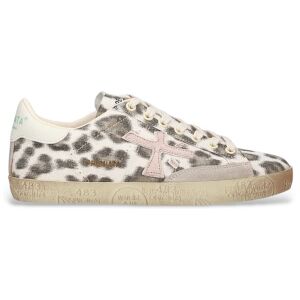 Premiata pour femme. STEVEND Stevend 7272 pantoufles en cuir à imprimé animalier (40), Plat, Lacets, Casuel - Publicité Premiata pour femme. STEVEND Stevend 7272 pantoufles en cuir à imprimé animalier (40), Plat, Lacets, Casuel - Publicité