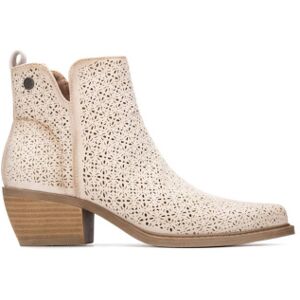 Refresh pour femme. 17504104-HIELO Bottines 175041 blanc (36), Marron, 3 à 5 cm, Fermeture éclair, Casuel - Publicité Refresh pour femme. 17504104-HIELO Bottines 175041 blanc (36), Marron, 3 à 5 cm, Fermeture éclair, Casuel - Publicité