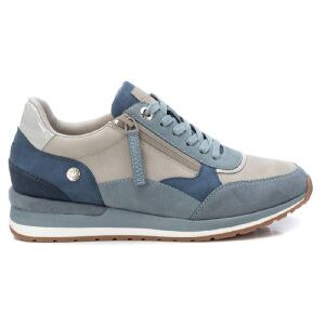 Refresh pour femme. 17263007-NAVY Baskets en cuir 172630 navy (40), Plat, Lacets, Fermeture éclair, Casuel, Marine - Publicité Refresh pour femme. 17263007-NAVY Baskets en cuir 172630 navy (40), Plat, Lacets, Fermeture éclair, Casuel, Marine - Publicité