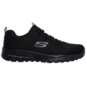 Skechers pour femme. 12615 Chaussures Graceful Get Connected noir (36), Tissu, Plat, 1 à 3 cm, Lacets, Sport, Running, Multisport - Publicité Skechers pour femme. 12615 Chaussures Graceful Get Connected noir (36), Tissu, Plat, 1 à 3 cm, Lacets, Sport, Running, Multisport - Publicité