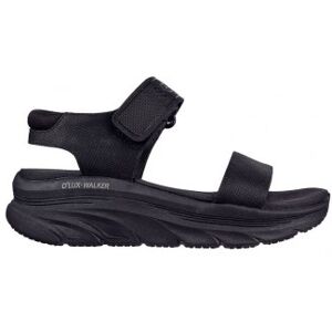 Skechers pour femme. 119226 Sandales D'Lux Walker - Black New Block (40), Noir, Tissu, 3 à 5 cm, Velcro, Casuel - Publicité Skechers pour femme. 119226 Sandales D'Lux Walker - Black New Block (40), Noir, Tissu, 3 à 5 cm, Velcro, Casuel - Publicité