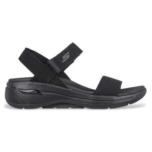 Skechers pour femme. 140264 Sandales Go Walk Fit noires (40), Plat, Velcro, Casuel - Publicité Skechers pour femme. 140264 Sandales Go Walk Fit noires (40), Plat, Velcro, Casuel - Publicité