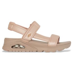 Skechers pour femme. 120016 Sandales beige Uno-Basically Pretty (39), 1 à 3 cm, Velcro, Casuel, Nu - Publicité Skechers pour femme. 120016 Sandales beige Uno-Basically Pretty (39), 1 à 3 cm, Velcro, Casuel, Nu - Publicité