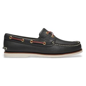 Timberland pour homme. TB1740364841 Chaussures bateau classiques en cuir marine (42 W), Plat, Lacets, Casuel - Publicité Timberland pour homme. TB1740364841 Chaussures bateau classiques en cuir marine (42 W), Plat, Lacets, Casuel - Publicité