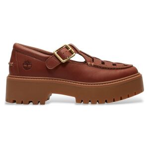 Timberland pour femme. TB0A4188EM61 Stone Street - Chaussures à boucle et plateforme en cuir marron (37.5 W), 3 à 5 cm, Casuel - Publicité Timberland pour femme. TB0A4188EM61 Stone Street - Chaussures à boucle et plateforme en cuir marron (37.5 W), 3 à 5 cm, Casuel - Publicité