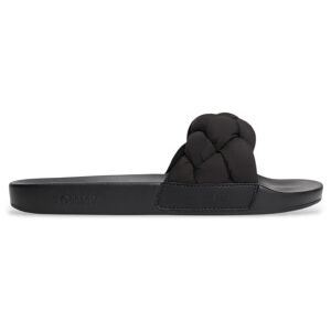Tommy Jeans pour femme. EN0EN02975 Tongs à dessus tressé et rembourré noir (36), Plat, Aucun, Casuel - Publicité Tommy Jeans pour femme. EN0EN02975 Tongs à dessus tressé et rembourré noir (36), Plat, Aucun, Casuel - Publicité