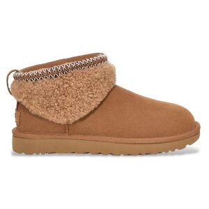 UGG pour femme. 1158263 Classic Ultra Mini Maxi Curly bottines en cuir marron Classic Ultra Mini Curly marron (39), Plat, Aucun, Casuel, Hom - Publicité UGG pour femme. 1158263 Classic Ultra Mini Maxi Curly bottines en cuir marron Classic Ultra Mini Curly marron (39), Plat, Aucun, Casuel, Hom - Publicité