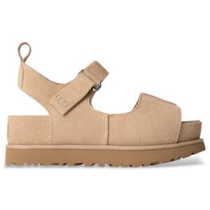 UGG pour femme. 1167356 Sandales en cuir beige Goldenstar Hi (40), Plat, Velcro, Casuel - Publicité UGG pour femme. 1167356 Sandales en cuir beige Goldenstar Hi (40), Plat, Velcro, Casuel - Publicité