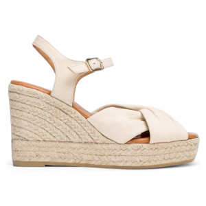 Wonders pour femme. YH-SO522_5447_8038 Espadrilles en cuir beige Anakena (38), 5 à 8 cm, Boucle, Casuel - Publicité Wonders pour femme. YH-SO522_5447_8038 Espadrilles en cuir beige Anakena (38), 5 à 8 cm, Boucle, Casuel - Publicité