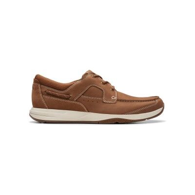 Clarks pour homme. 26176971 Chaussures de bateau en cuir Sailview Lace (41), Plat, Lacets, Casuel - Publicité Clarks pour homme. 26176971 Chaussures de bateau en cuir Sailview Lace (41), Plat, Lacets, Casuel - Publicité