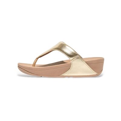 Fitflop pour femme. I88-675 Sandales en cuir Lulu beige métallisé, doré (39), 3 à 5 cm, Aucun, Casuel - Publicité Fitflop pour femme. I88-675 Sandales en cuir Lulu beige métallisé, doré (39), 3 à 5 cm, Aucun, Casuel - Publicité