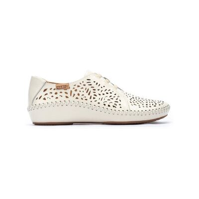 Pikolinos pour femme. 655-4783 Chaussures en cuir blanc cassé P.Vallarta (37), Plat, 1 à 3 cm, Lacets, Casuel - Publicité Pikolinos pour femme. 655-4783 Chaussures en cuir blanc cassé P.Vallarta (37), Plat, 1 à 3 cm, Lacets, Casuel - Publicité