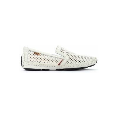 Pikolinos pour homme. 09Z-3100 Mocassins en cuir Jerez blanc (44), Aucun, Casuel - Publicité Pikolinos pour homme. 09Z-3100 Mocassins en cuir Jerez blanc (44), Aucun, Casuel - Publicité