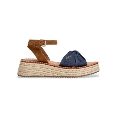 Pepe Jeans pour femme. PLS90690 Sandales Kate Bass navy (39), Bleu, 3 à 5 cm, Boucle, Casuel, Synthétique, Marine - Publicité Pepe Jeans pour femme. PLS90690 Sandales Kate Bass navy (39), Bleu, 3 à 5 cm, Boucle, Casuel, Synthétique, Marine - Publicité