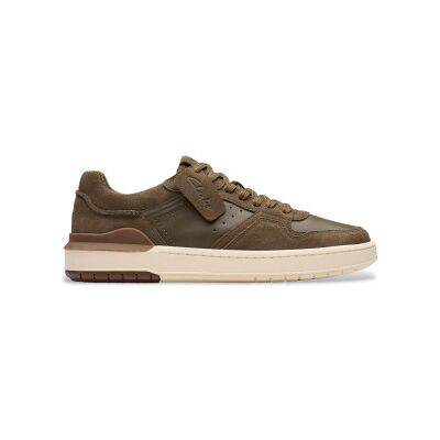 Clarks pour homme. 26183282 Courtlite2 Lo Leather Sneakers brown (42.5), Cuir, Marron, Plat, Lacets, Casuel - Publicité Clarks pour homme. 26183282 Courtlite2 Lo Leather Sneakers brown (42.5), Cuir, Marron, Plat, Lacets, Casuel - Publicité