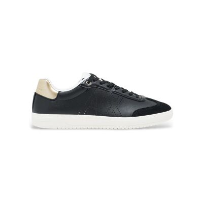 Giorgio Armani A X Armani Exchange pour femme. XW002791AF26936MZ815 Baskets Détail noir (41), Plat, Lacets, Casuel - Publicité Giorgio Armani A X Armani Exchange pour femme. XW002791AF26936MZ815 Baskets Détail noir (41), Plat, Lacets, Casuel - Publicité