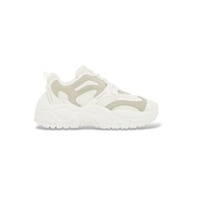 Giorgio Armani A X Armani Exchange pour femme. XDX120XV708MZ726 Baskets en mesh avec semelle épaisse en caoutchouc blanc (40), 1 à 3 cm, Lacets, Casuel - Publicité Giorgio Armani A X Armani Exchange pour femme. XDX120XV708MZ726 Baskets en mesh avec semelle épaisse en caoutchouc blanc (40), 1 à 3 cm, Lacets, Casuel - Publicité