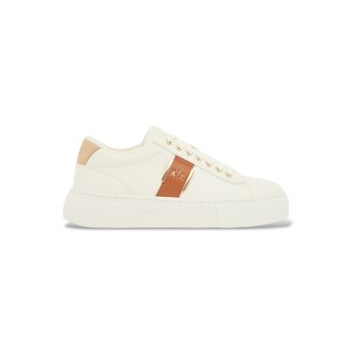 Giorgio Armani A X Armani Exchange pour femme. XW002224AF21429MZ433 Chaussures Ax Combi blanc (38), Plat, Lacets, Casuel - Publicité Giorgio Armani A X Armani Exchange pour femme. XW002224AF21429MZ433 Chaussures Ax Combi blanc (38), Plat, Lacets, Casuel - Publicité