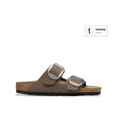 Birkenstock pour femme. 1032081 Sandales Arizona Big Buckle (Ajustement Étroit) marron (41), Plat, Boucle, Casuel, Taupe - Publicité Birkenstock pour femme. 1032081 Sandales Arizona Big Buckle (Ajustement Étroit) marron (41), Plat, Boucle, Casuel, Taupe - Publicité