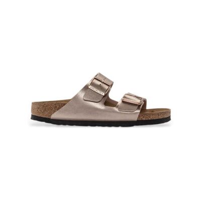 Birkenstock pour femme. 1023960 Sandales en Cuir Arizona Birko Flor (Coupe Étroite) bronze (42), Plat, Aucun, Casuel - Publicité Birkenstock pour femme. 1023960 Sandales en Cuir Arizona Birko Flor (Coupe Étroite) bronze (42), Plat, Aucun, Casuel - Publicité