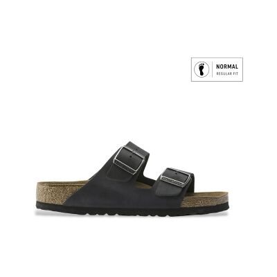 Birkenstock pour homme. 752481 Sandales en Cuir Arizona (Coupe Régulière) noir (41), Plat, Aucun, Casuel - Publicité Birkenstock pour homme. 752481 Sandales en Cuir Arizona (Coupe Régulière) noir (41), Plat, Aucun, Casuel - Publicité