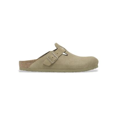 Birkenstock pour femme. 1025844 Sabots en Cuir Boston (Ajustement Étroit) vert pistache (40), Plat, Aucun, Casuel - Publicité Birkenstock pour femme. 1025844 Sabots en Cuir Boston (Ajustement Étroit) vert pistache (40), Plat, Aucun, Casuel - Publicité