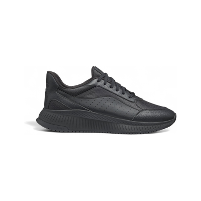 Boss pour homme. 50557828 Chaussures Ttnm Evo noir (46), Plat, Lacets, Casuel - Publicité Boss pour homme. 50557828 Chaussures Ttnm Evo noir (46), Plat, Lacets, Casuel - Publicité