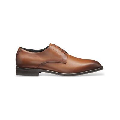 Boss pour homme. 50536535 Chaussures en cuir Derrek Derb marron moyen (42), Plat, Lacets, Casuel, Classique - Publicité Boss pour homme. 50536535 Chaussures en cuir Derrek Derb marron moyen (42), Plat, Lacets, Casuel, Classique - Publicité