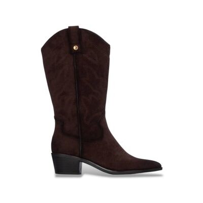 Xti pour femme. 14430804-MARRON Bottes 144308 marron (36), 3 à 5 cm, Fermeture éclair, Casuel - Publicité Xti pour femme. 14430804-MARRON Bottes 144308 marron (36), 3 à 5 cm, Fermeture éclair, Casuel - Publicité