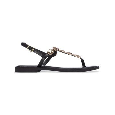 Carmela pour femme. 16329301-NEGRO Sandales en cuir 163293 noir (40), Plat, Boucle, Casuel, Fête - Publicité Carmela pour femme. 16329301-NEGRO Sandales en cuir 163293 noir (40), Plat, Boucle, Casuel, Fête - Publicité